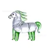 Entra en las Nuevas Manualidades de Cristal Animales de Dibujos Animados Zodíaco Caballo Adornos para Sala de Estar Cumpleaños de Niños Regalos de Año Nuevo