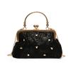 Bolso Fresco de Estilo Chino para Dama Bolso de Hombro con Cadena de Clip Joven Elegante a la Moda para Mujer Bolso de Mano de Diseño de Alto Valor