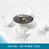 Mesa e Cadeira de Exterior Villa Jardim Pátio Clube Sala Modelo Conjunto de 3-5 Peças Cadeira de Rattan Piso Superior Varanda Mesa e Cadeira