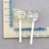 Amor Paleta Estrella de Cinco Puntas DIY Productos Hechos a Mano Dulce Resina Pegamento Crema Accesorios Material para Decoración de Carcasa de Teléfono Móvil