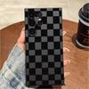Funda de Silicona para Teléfono Samsung S26Edge con Patrón de Cuadros Retro Ins Funda Protectora de Cobertura Total para Samsung S25Ultra