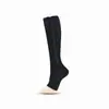 Calcetines con Cremallera Deportivos Amazon Medias Elásticas de Compresión para Pantorrilla Largas