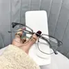 Óculos de Meio Aro Ultra Leves Populares Transfronteiriços Anti Luz Azul Anti-Óculos de Sol Óculos de Receita Masculinos Podem Ser Combinados com Miopia e Óculos Neutros