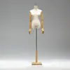 Uau Loja de Roupas Modelo Personalizado Mannequin de Vitrine Feminino Meio Corpo Adereços Vestido de Noiva Boneca Artificial Modelo Suporte de Exibição