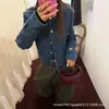 Estilo Otoño Old Money Conjunto de Primavera Chaqueta Corta de Mezclilla Estilo Chanel para Mujer Chaqueta de Nueva Textura 2025 Primavera Otoño