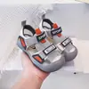 Sandalias de Turbante para Niños Verano Nuevas Malla Transpirable Suela Suave Antideslizantes Zapatos Deportivos de Playa para Niños Zapatos para Vadear Arroyos al Aire Libre