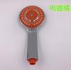 Cabezal de ducha naranja galvanizado, apto para baño de un solo cabezal, grifo de baño presurizado, calentador de agua para baño