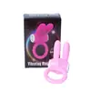 Anillo Vibrador de Lengua Anillo de Castidad Masculina de Conejo Estimulación Femenina de Mariposa Juguetes Sexuales Productos para Adultos Venta al por Mayor Dropshipping
