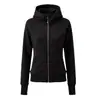 Cárdigan negro con cremallera, adelgazante para mujeres petite, nuevo top con capucha para principios de otoño 2026, chaqueta sudadera de corte ajustado
