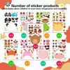 Pegatinas Transfronterizas, Haciendo Pegatinas de Animales, Suministros para Fiestas Infantiles de Animales para Mezclar y Combinar, Pegatinas Decorativas para Manualidades al por Mayor