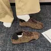 Design clássico de tênis de treino alemão, tênis leves, sapatos casuais esportivos para primavera e outono de 2026, bico quadrado, novo estilo retrô, respiráveis e versáteis