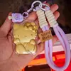 Pingente de gato da sorte em ouro puro 999 para celulares, bolsas, chaveiros, brindes promocionais de lojas e presentes