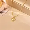 Collar con Colgante de Corazón de Hielo Triturado Inspirado en el Diseño, Moda de Alta Gama, Cadena de Clavícula Simple y Romántica, Accesorio Creativo Único