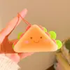 Llavero Colgante de Peluche Creativo Hamburguesa Sándwich Papas Fritas Muñeco Decoración de Bolsa Evento para Mujer Pequeño Regalo