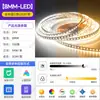 Tira de Luz Cob Dimmable de Tres Colores 24V, Espectro Completo Protección Ocular, Tira de Luz Led Suave sin Parpadeo, Luz Ambiental de Techo para Toda la Casa