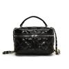 2025 Otoño Nueva Moda Bolso Casual Bolso Bandolera de Cadena Rómbica Simple para Mujer Casual Portátil para Viajes al Trabajo Bolso Balde