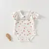 Ropa de Verano para Bebés y Niños Mono Triángulo Mono Puro Algodón Ropa para Bebés Estilo Delgado de Verano