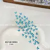 Set de 12 Colores para Uñas Artísticas de Mariposa Brillante con Diamantes Decoración de Diamantes Combinada Set de Diamantes Decorativos Ultra Brillantes Venta al Por Mayor