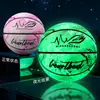 Baloncesto Reflectante Transfronterizo No. Baloncesto Fluorescente Brillante de 7 Noches PU Resistente al Desgaste Fresco Regalo de Celebridad de Internet Baloncesto Personalizable