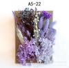 [Pacote de Material para Relevo A5] Pacote de Material para Moldura de Foto de Flor Seca Flor Eterna Divisória Material para DIY Flor Material Vela de Aromaterapia Flor Seca