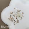 Celebridad de Internet tamaño pequeño Taladro de Uñas Elegante Champán Blanco Mixto Broca de Vidrio Plano Super Flash Mini Taladro de Uñas