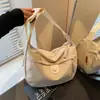 Bolso de Mujer 2026 Nuevo Bolso Cruzado de Gran Capacidad Bolso de Hombro Único de Moda Versátil Mochila de Viaje para Mujer Bolso Simple de Albóndiga