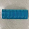 Caixa de Armazenamento de Medicamentos com 7 Compartimentos, Organizador Semanal de Medicamentos, Estoque Pronto do Fabricante