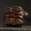 Ornamento Auspicioso Pixiu Esculpido em Sândalo Verde para Segurar e Brincar, Novo Estilo Chinês, para Decoração de Carro e Casa, Presente Artesanal