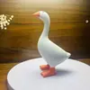Artesanía de Resina de Pato Ajo Nuevo Estilo Lindo y Divertido Adorno Llavero Decoración de Escritorio Linda Pequeño Adorno