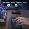 Para Teléfono Móvil Tableta PC Teclado Bluetooth Inalámbrico Ratón Apple Samsung Xiaomi Japón Corea del Sur Ruso Tailandés Español
