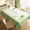 Toalha de Mesa de Luxo Leve de Alta Qualidade Impermeável e à Prova de Óleo Estilo Retro Americano Dopamina Tapete para Mesa de Jantar Estilo Ins Toalha de Mesa para Mesa de Centro