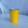 Taza de Cerveza Creativa de Una Sola Capa, Vaso de Agua, Vaso de Regalo Grabado, Vaso de Acero Inoxidable, Vaso para Bebidas Frías, Logo Impreso, Redacción Creativa