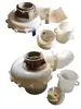 Oxigenador de bomba flotante de 3 pulgadas 4 pulgadas doble uso drenaje y riego impulsor cubo flotante cubierta de red placa de presión carcasa plástico juego completo con accesorios