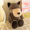 Muñeco de Animal del Bosque Jirafa Elefante León Mono Perro Tigre Actividad Regalo Cumpleaños de Niños Juguete de Peluche