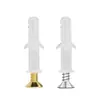 Paquetes de Tornillos Personalizados, Tornillos Pequeños Amarillos Personalizados en Forma de Pez, Taquetes de Expansión, Tornillos Combinables, Paquetes de Accesorios de Plástico al por Mayor