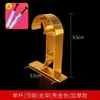 Suporte de cortina de liga de alumínio, suporte de varão romano para janela, suporte de gancho, suporte fixo, haste acessório perfurada para cortina