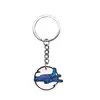 Chaveiro de Avião de Desenho Animado de Borracha Macia PVC Pingente de Bolsa Pequeno Presente Chaveiro Acessórios de Joias DIY Mercadorias de Ponto Transfronteiriças