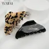 WJia Ankora Vermelho Ácido Acético Presilha Pinça Vazia Meia Lua Acessórios de Cabelo Presilha Tubarão Avançada Placa de Cabeça Elegante Pegador de Cabelo
