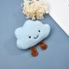 Broche pequeno de pelúcia fofo mini boneca de algodão nuvem de desenho animado acessórios meias infantis acessórios de cabelo