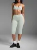 Ropa Interior Deportiva de Nuevo Estilo Transfronteriza con Cuello Halter, Espalda y Pecho al Descubierto, Traje para Yoga, Fitness, Deportes, Pantalones Cortos, Pilates, Traje de Secado Rápido