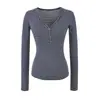 Camiseta a Rayas de Manga Larga Ajustada con Cuello Medio Abierto Estilo Coreano Retro para Mujer Otoño/Invierno Capa Interior Delgado Diseño con Sentido Superior