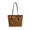 Bolsa Grande Fosca Retrô Feminina Verão 2026 Nova Bolsa Tote Simples Alta Textura para o Dia a Dia Bolsa Pequena de Ombro Único