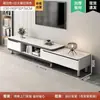 Móvel de TV para Sala de Estar para Apartamentos Pequenos, de Chão, Simples, Novo Modelo 2025, Retrátil, Móvel de TV Minimalista Moderno em Laje de Rocha