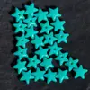 Bola de prego de língua de estrela de cor sólida acrílico estrela de cinco pontas bola de substituição de prego de língua estrela de cinco pontas multicor transfronteiriça quente atacado joia de perfuração