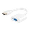 Cable Adaptador HDMI a VGA con Audio y Fuente de Alimentación para Computadora Pantalla de Video de Alta Definición 1080P Conversión de HDTV a VGA