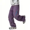 Pantalones de exterior estilo montaña para mujer, diseño de pierna curva, a prueba de viento e impermeables, que realzan la altura, adecuados para senderismo, trail running y como pantalones de paracaídas, con forro polar y relleno de plumón