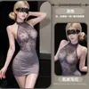 Gato Nocturno Lencería Sexy de Encaje Vestido Bodycon de Secretaria Pijama Caliente Fácil de Quitar Estilo Puro Deseo Uniforme de OL Atuendo de Tentación