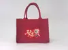 Bolsa de Feltro Personalizada Ano do Carneiro 2026 Novo Estilo Espessa Grande Capacidade Bolsa Tote Criativa Presente de Ano Novo Bolsa Tote da Moda