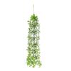 Folha de eucalipto artificial transfronteiriça da Amazônia pendurada planta simulação planta verde eucalipto pendurado na parede rattan pendurado flor decorativa