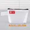Bolsa de Almacenamiento de Nylon Color de Contraste Bolsa para Llaves Bolsa para Tarjetas Bolsa para Monedas Transparente Transparente Translúcido Billetera para Monedas Bolsa de Compras Bolsa Triangular para Tarjetas